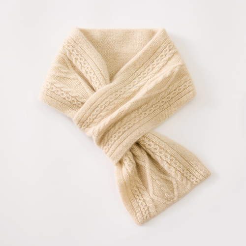 Imagination Hunt Cashmere Ribbed Scarf additional product photo