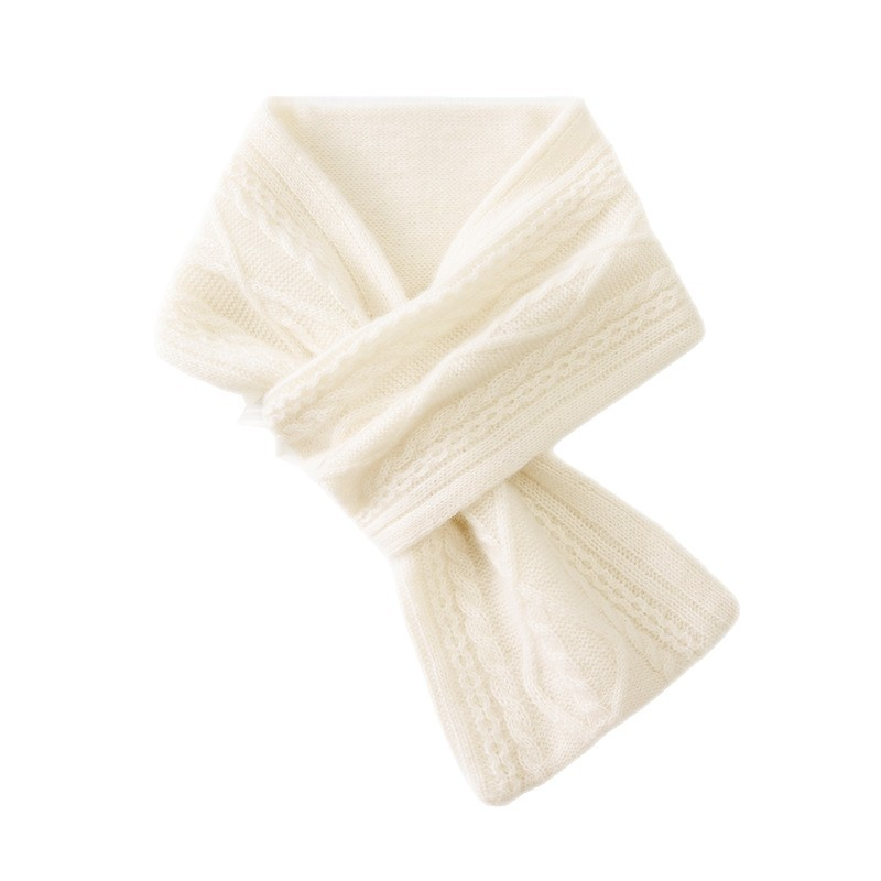 Imagination Hunt Cashmere Ribbed Scarf studio product photo