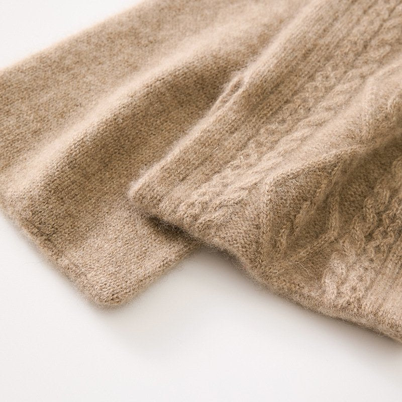 Imagination Hunt Cashmere Ribbed Scarf additional product photo