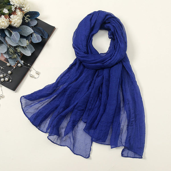 Imagination Hunt Polyester Sheer Neck Scarf additional product photo