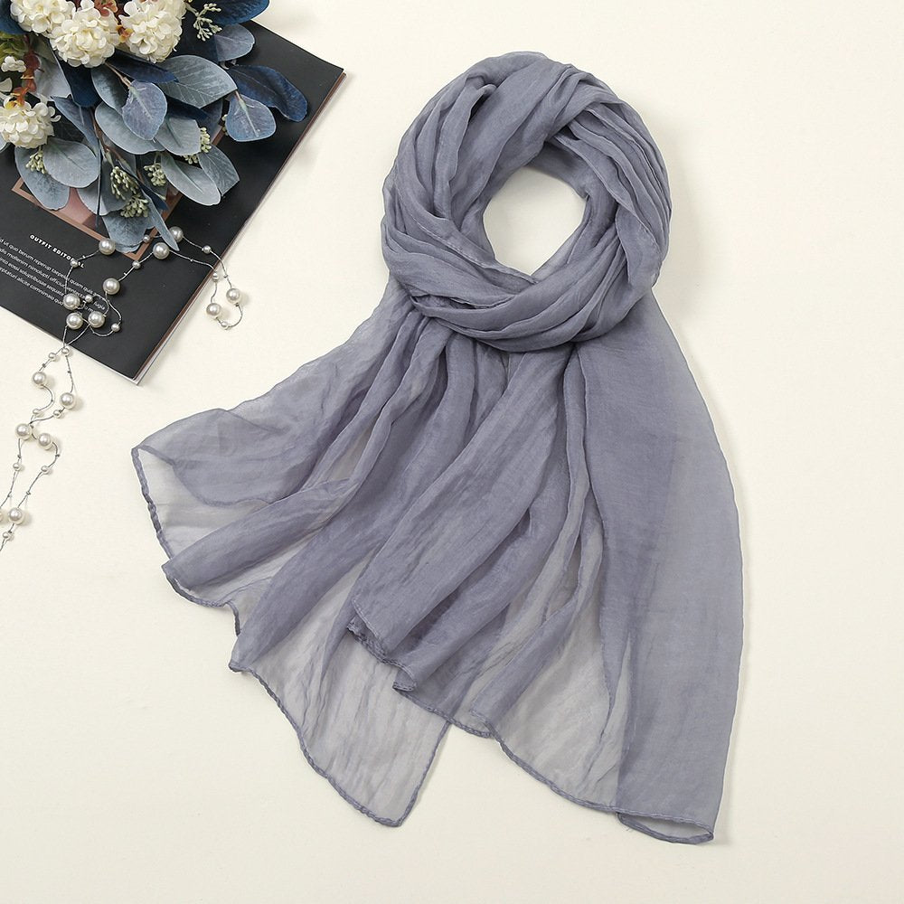 Imagination Hunt Polyester Sheer Neck Scarf additional product photo