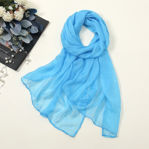 Imagination Hunt Polyester Sheer Neck Scarf additional product photo
