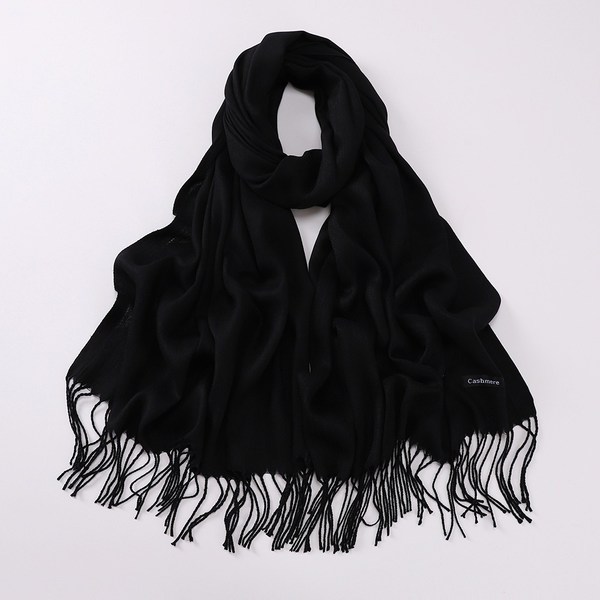 Imagination Hunt Cashmere Tassel Scarf Wrap additional product photo