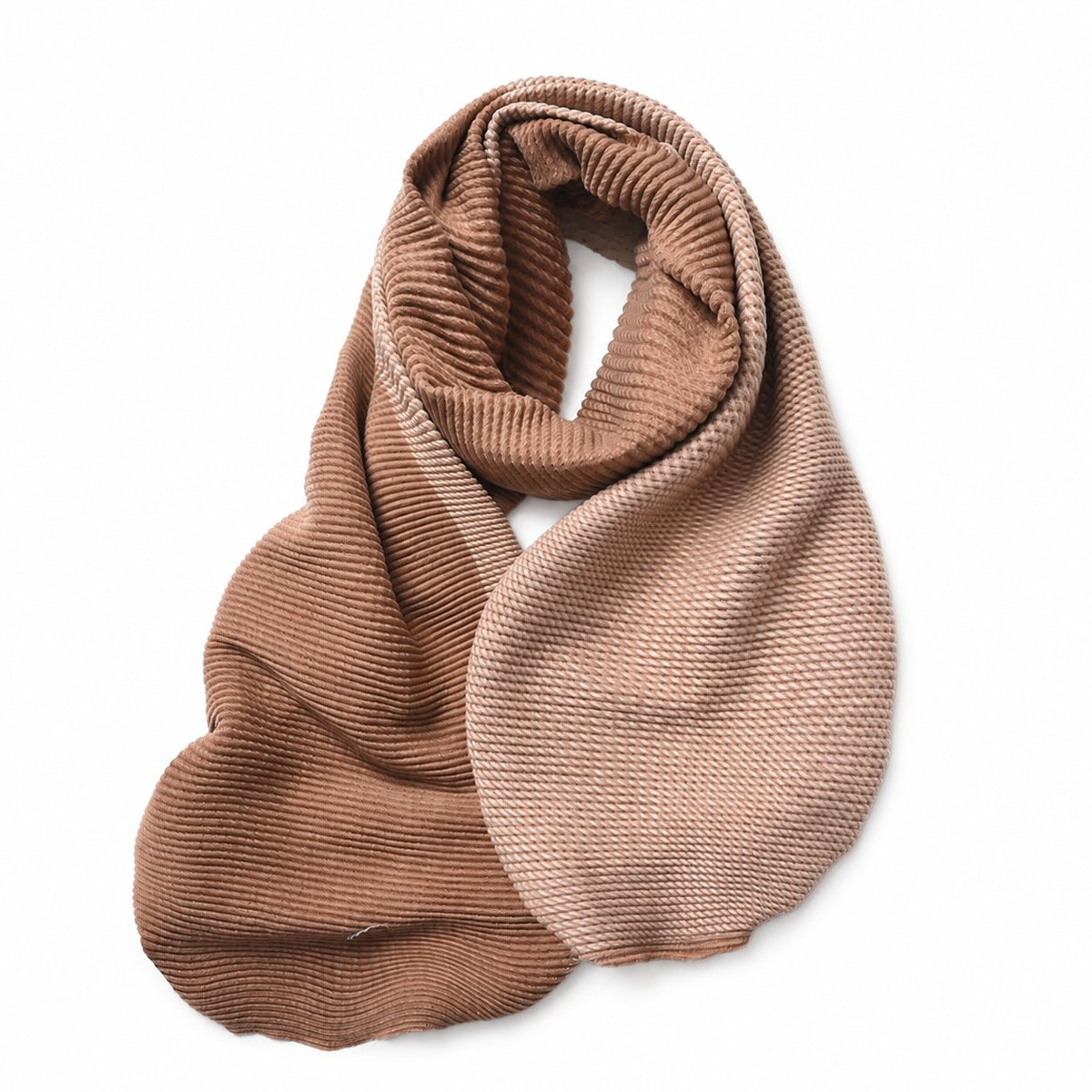 Imagination Hunt Polyester Textured Scarf Wrap studio product photo