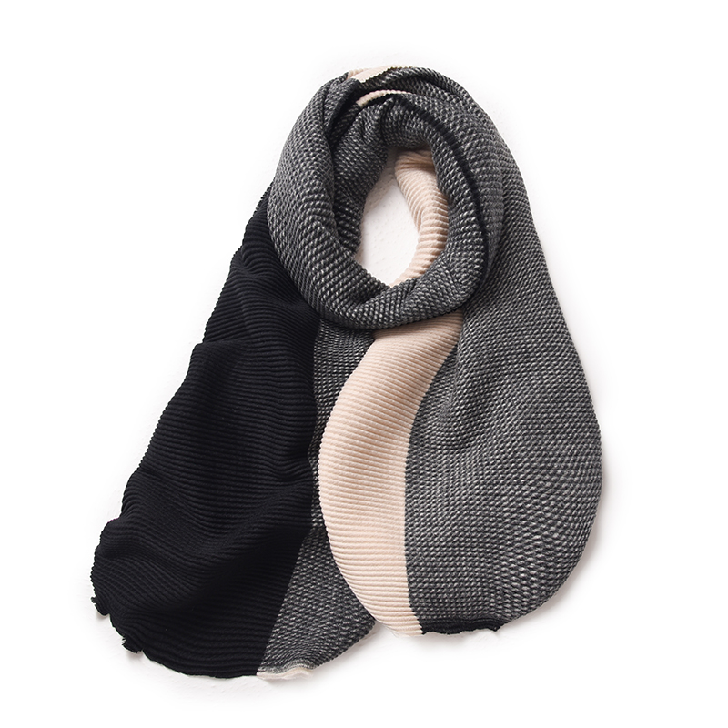 Imagination Hunt Polyester Textured Scarf Wrap additional product photo