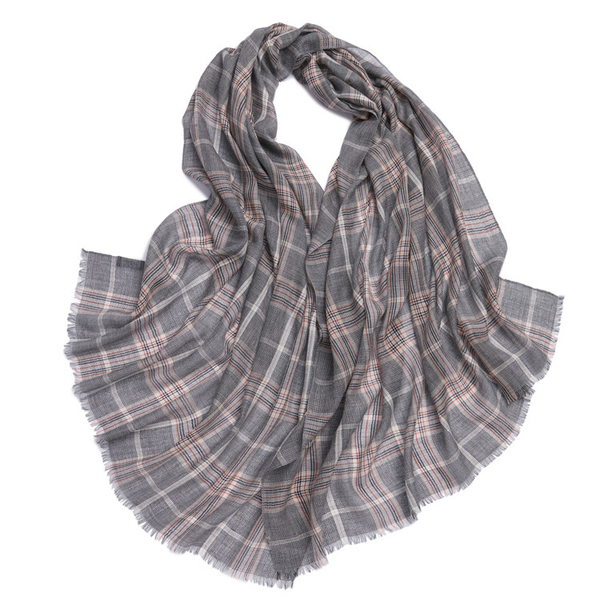 Imagination Hunt Cashmere Windowpane Plaid Wrap additional product photo