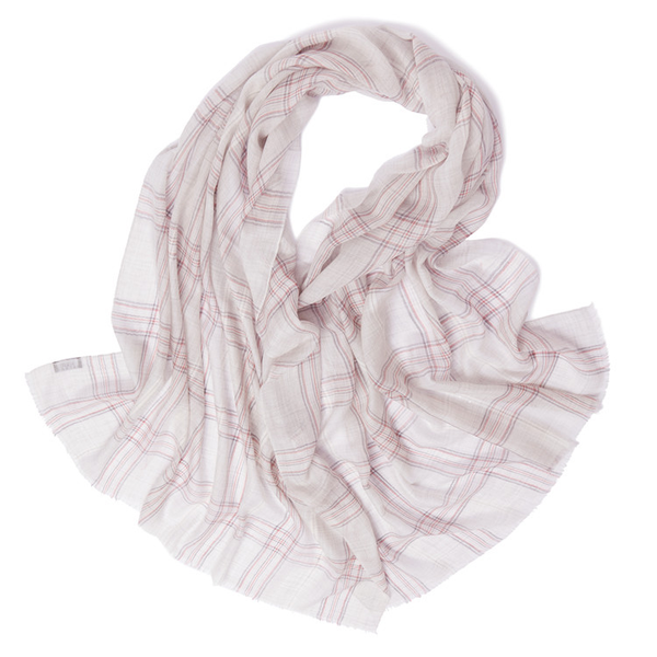 Imagination Hunt Cashmere Windowpane Plaid Wrap additional product photo