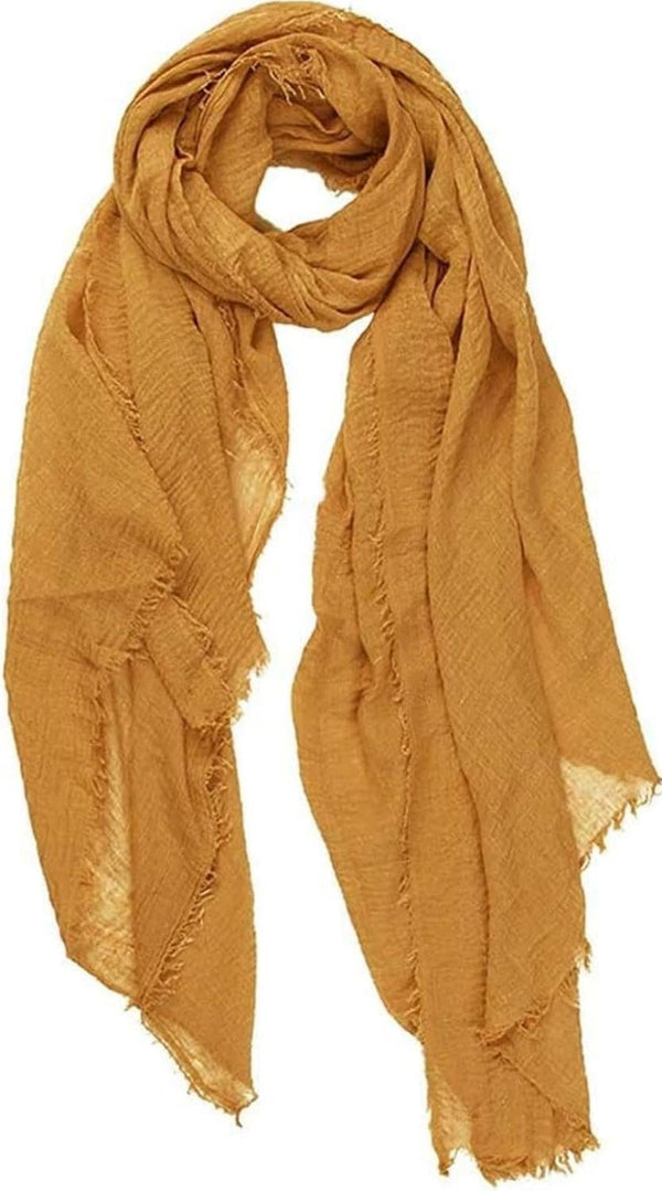 Imagination Hunt Crinkle Fringe Scarf additional product photo