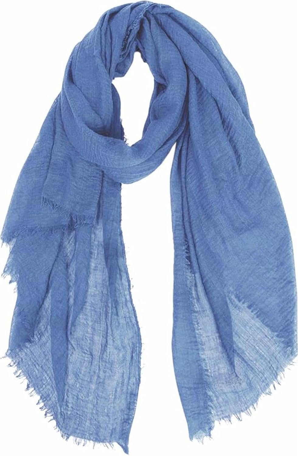 Imagination Hunt Crinkle Fringe Scarf studio product photo