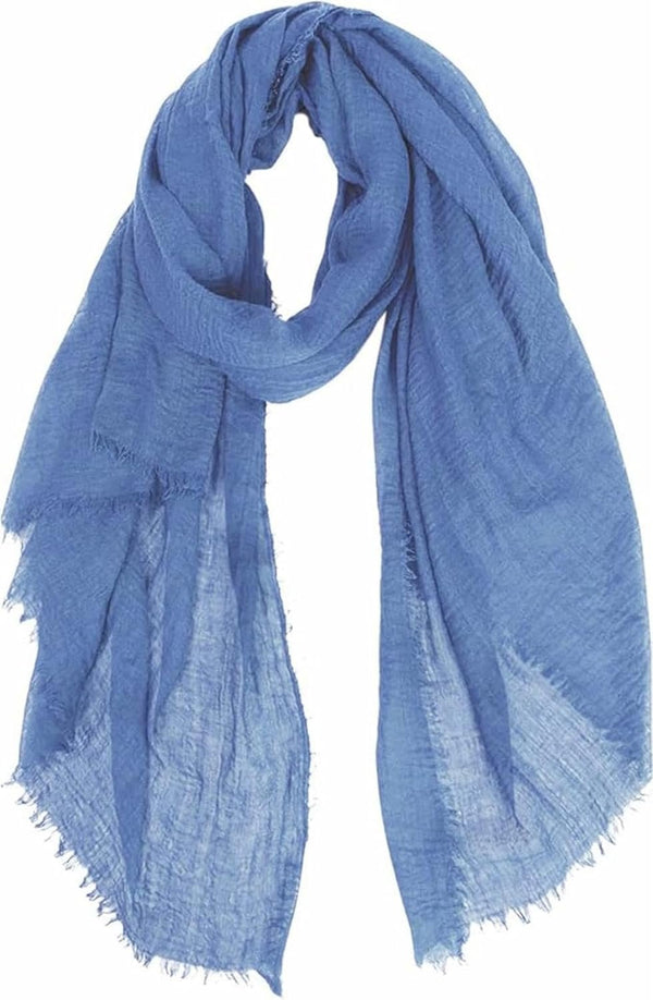 Imagination Hunt Crinkle Fringe Scarf studio product photo