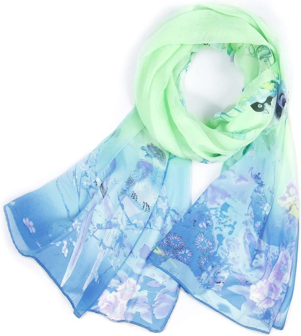 Imagination Hunt Patterned Chiffon Wrap additional product photo