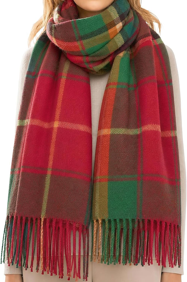Imagination Hunt Acrylic Plaid Shawl additional product photo