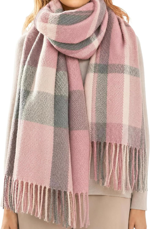 Imagination Hunt Acrylic Plaid Shawl studio product photo