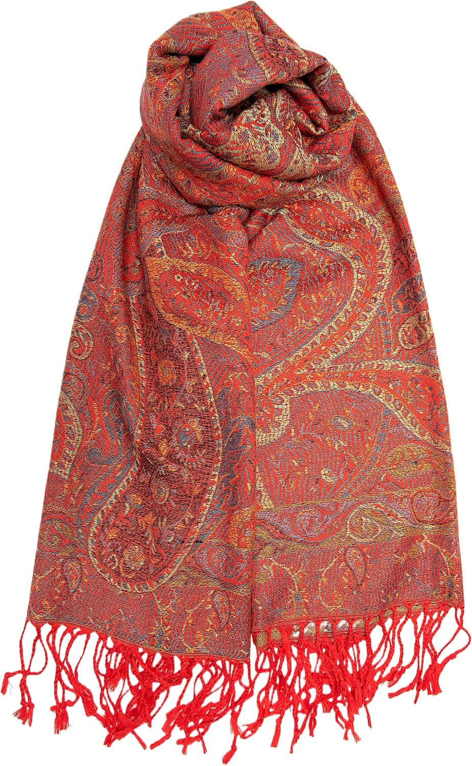 Imagination Hunt Reversible Paisley Shawl studio product photo