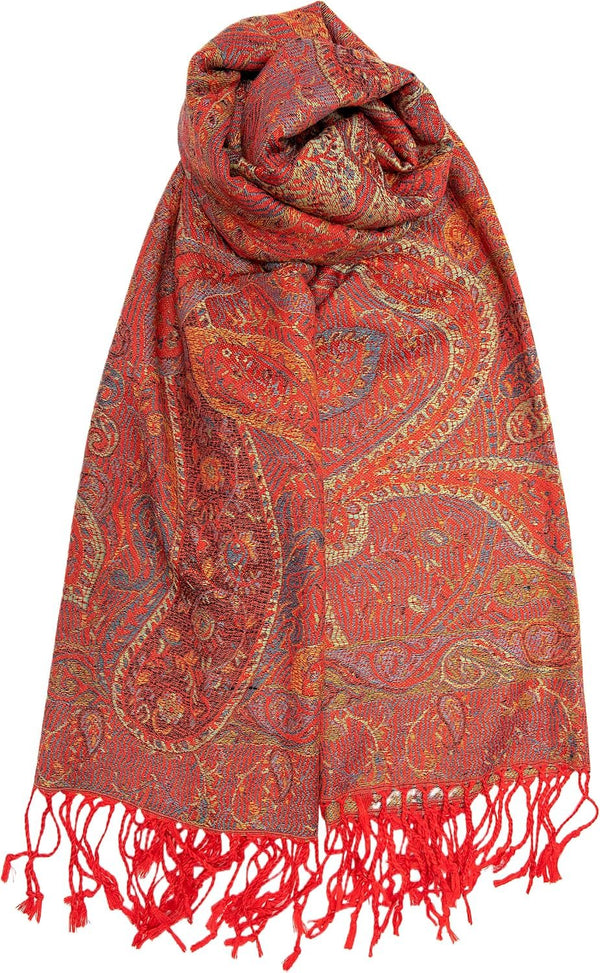 Imagination Hunt Reversible Paisley Shawl studio product photo