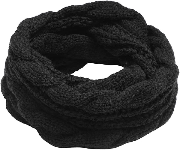 Imagination Hunt Polyester Cable Knit Infinity Scarf additional product photo