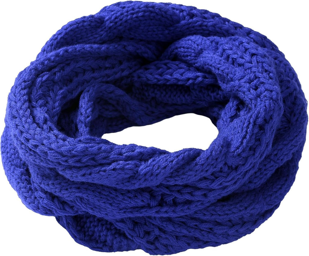 Imagination Hunt Polyester Cable Knit Infinity Scarf additional product photo
