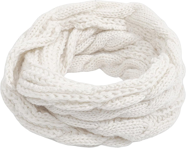 Imagination Hunt Polyester Cable Knit Infinity Scarf additional product photo