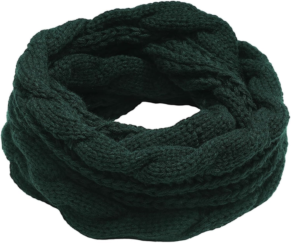 Imagination Hunt Polyester Cable Knit Infinity Scarf additional product photo