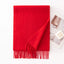 Imagination Hunt Pure Wool Plain Fringe Scarf additional product photo