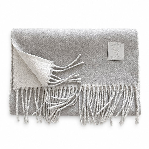 Imagination Hunt Wool Blend Fringed Scarf studio product photo
