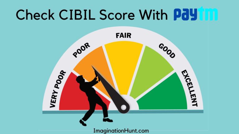 Check CIBIL Score With PayTM App