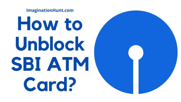 How to Unblock SBI ATM Card