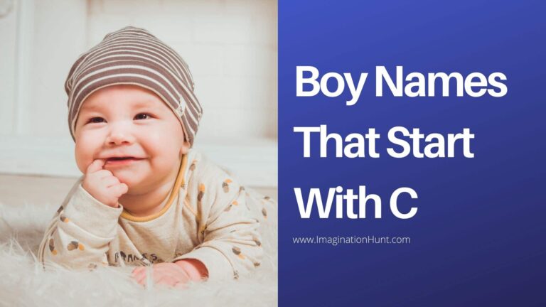 Boy Names That Start With C