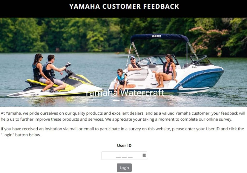 Yamaha Customer Feedback Survey