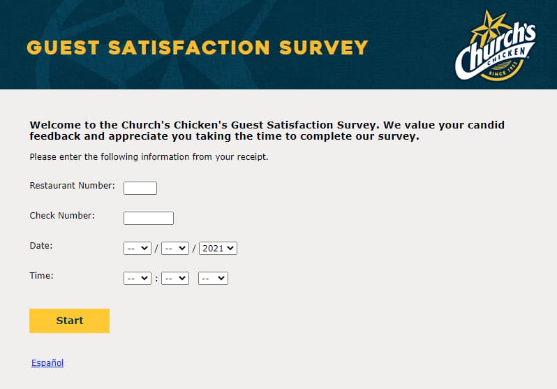 churchschickenfeedback survey