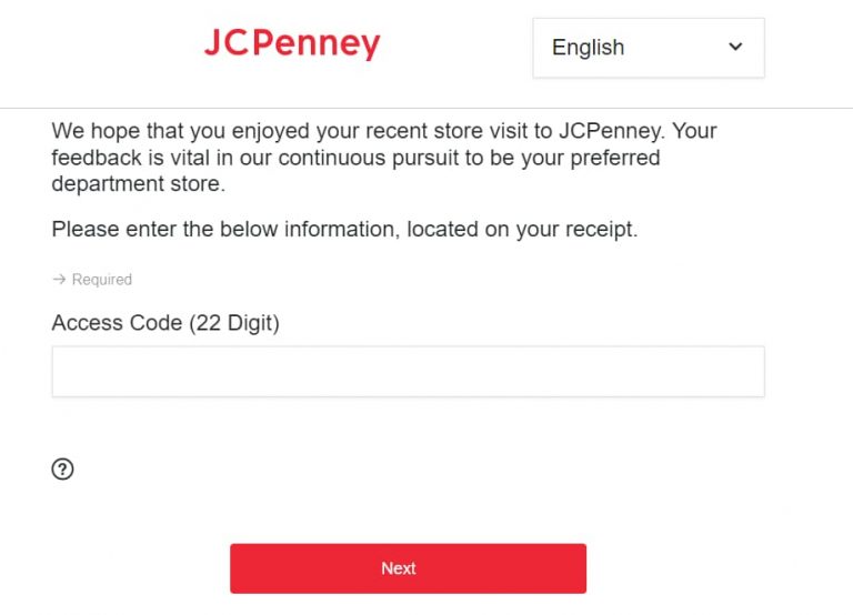 www.JCPenney.com/Survey