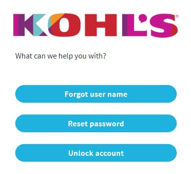 Reset My Kohl’s Login Password