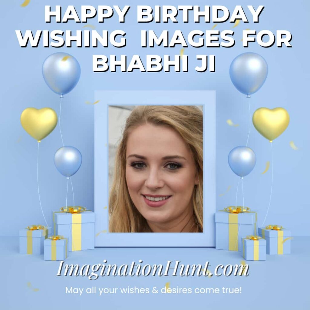 Creative Happy Birthday Wishing Cake Status Images for Bhabhi Ji